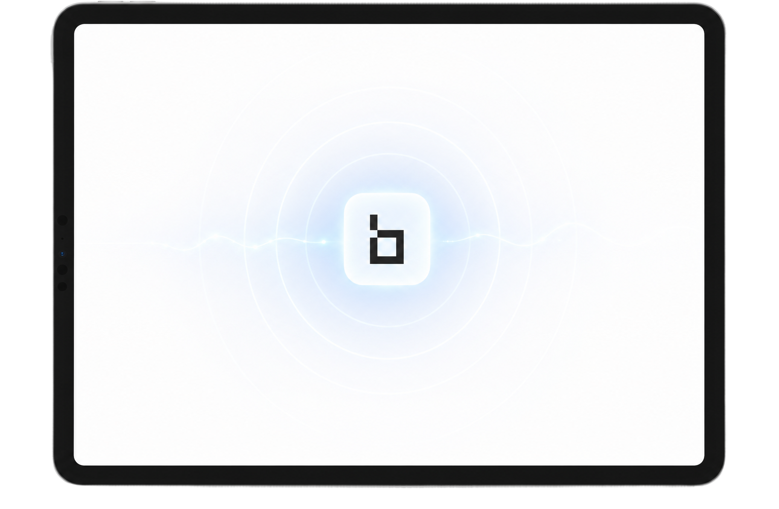 BrightOS dashboard on iPad showing guest messaging and operations